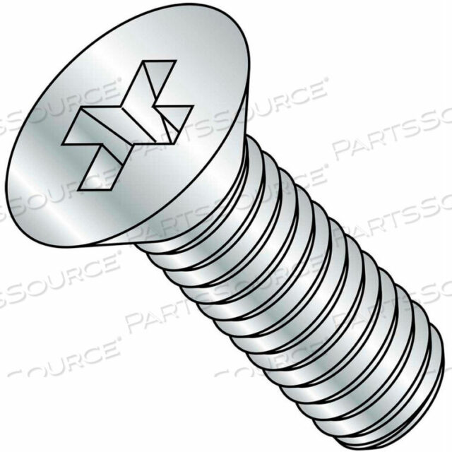 OEM#: M420D965M4-0.7X20 DIN 965 METRIC PHILLIPS FLAT MACHINE SCREW ZINC, PKG OF 2000 by Kanebridge Corporation