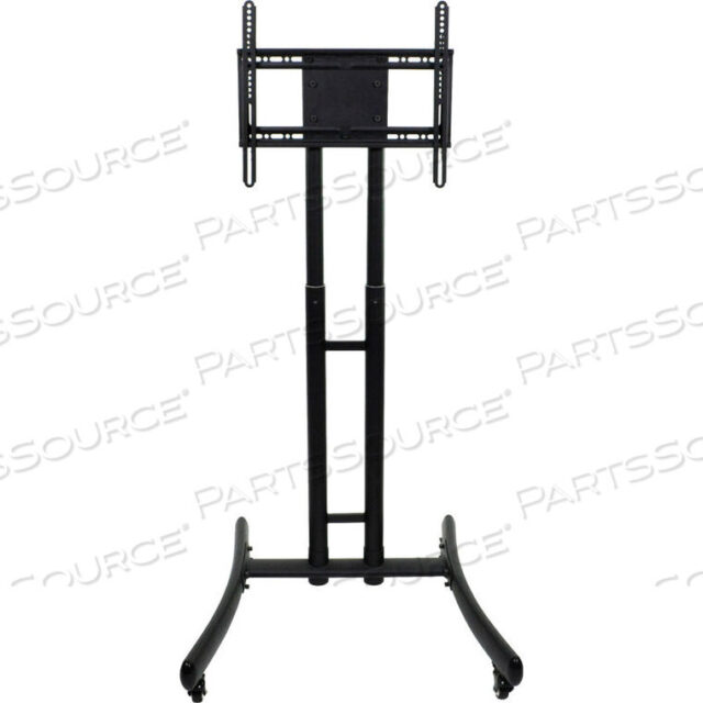 OEM#: FP1000ADJUSTABLE HEIGHT ROLLING TV STAND FOR 32-70 TVS, BLACK by Luxor
