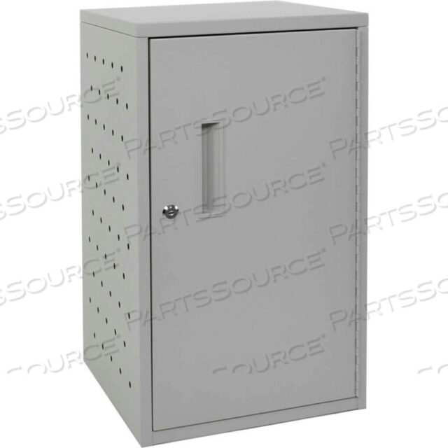 OEM#: LLTMWV16-GVERTICAL WALL/DESK TABLET CHARGING CABINET FOR 16 DEVICES, 15-3/4W X 13D X 27-1/2H, GRAY by Luxor