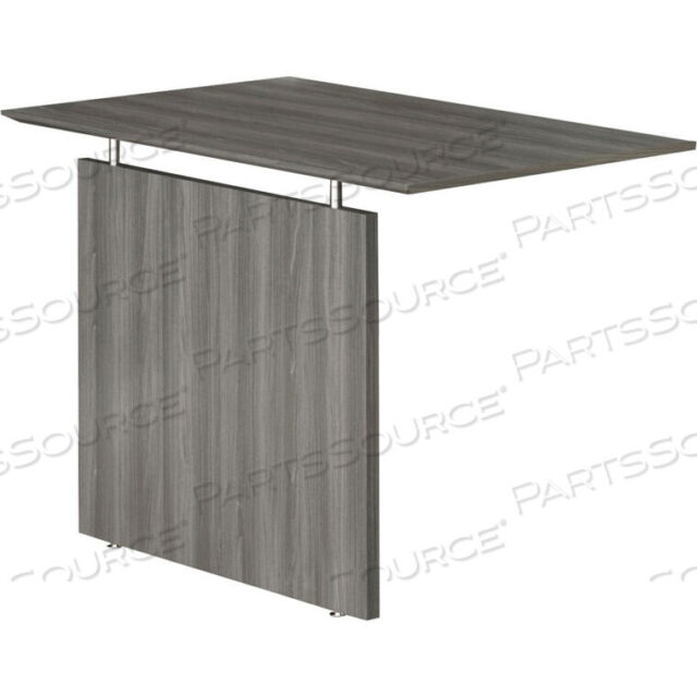 OEM#: MNBDGLGSMEDINA 48-1/2W NON-HANDED STRAIGHT BRIDGE 48-1/2W X 20D X 29-1/2H GRAY STEEL by Safco