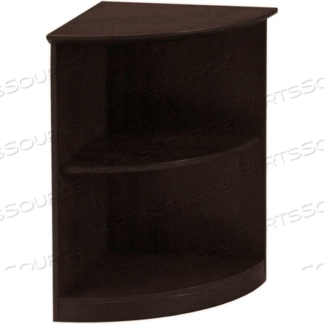 OEM#: MVBQ2LDCMEDINA SERIES QUARTER-ROUND CORNER 2 SHELF BOOKCASE MOCHA by Safco