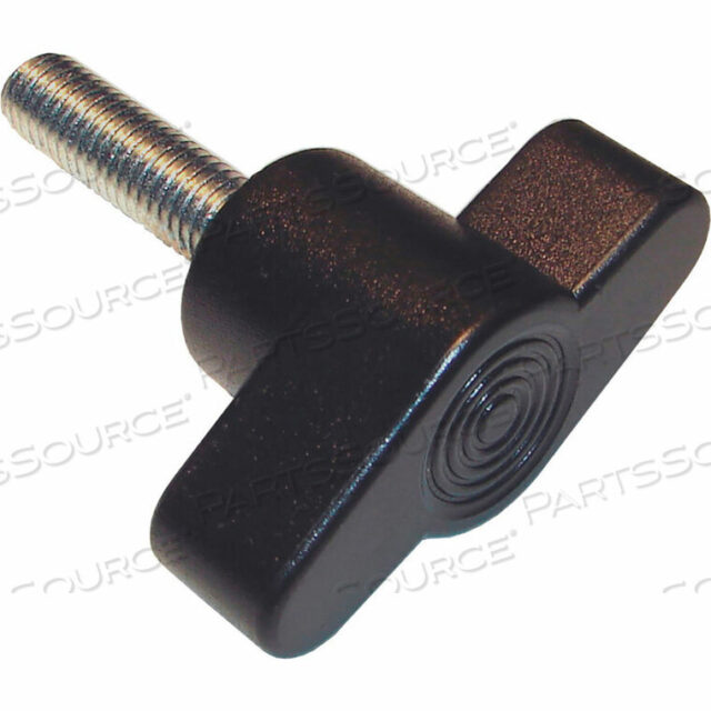 OEM#: 374506015PLASTIC HEAD T-KNOB THUMB SCREW, M6 X 1.0, 15MM THREAD, PACK OF 5 by Morton Machine Works