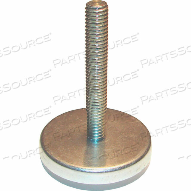 OEM#: MGR-07METRIC INDUSTRIAL GLIDE - STEEL BOLT, NYLON PAD - M12 X 51MM BOLT - 61MM DIA. - LIGHT DUTY by Morton Machine Works