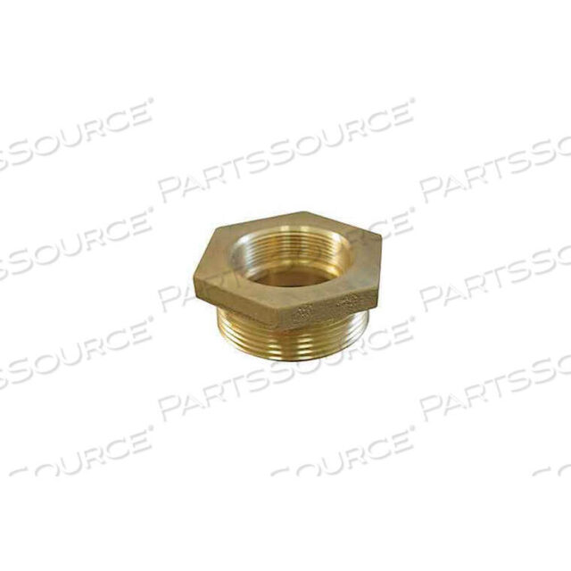 OEM#: 356-2062521FIRE HOSE FEMALE/MALE HOSE BUSHING - 2 IN. NPT FEMALE X 2-1/2 IN. NH MALE - BRASS by Moon American