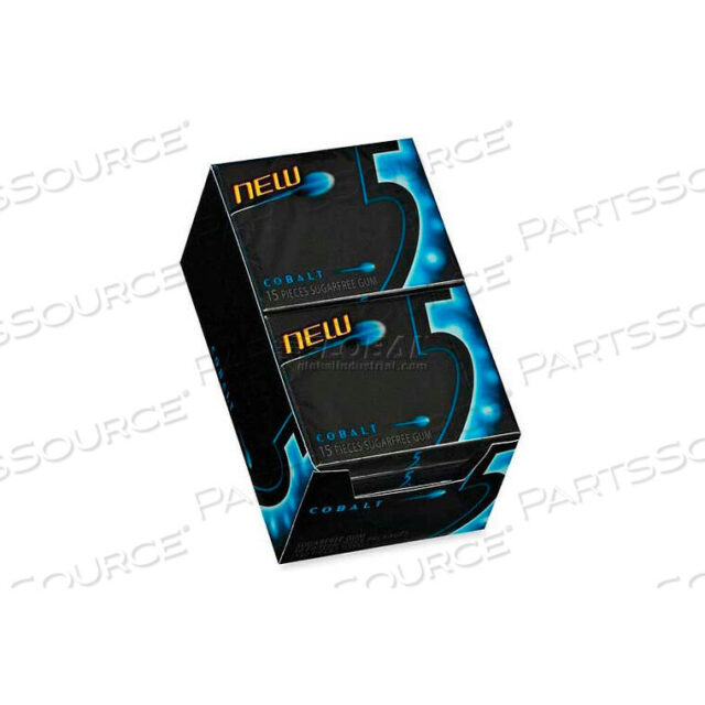 OEM#: MRS21265WRIGLEY COBALT CHEWING GUM, PEPPERMINT, 15 PIECES/PACK, 10/BOX by Marjack