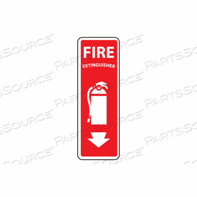 OEM#: FX122PFIRE SAFETY SIGN - FIRE EXTINGUISHER - VINYL by National Marker Company