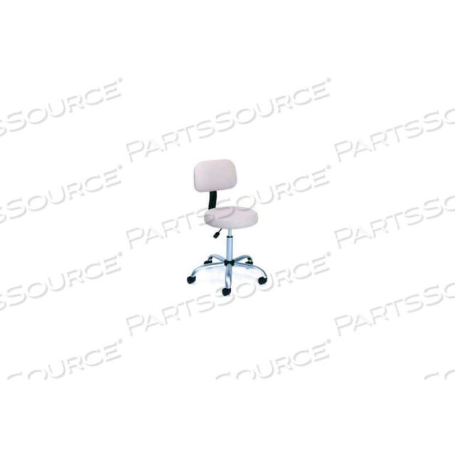 OEM#: B245-BGMEDICAL STOOL WITH BACKREST - VINYL - BEIGE by Boss