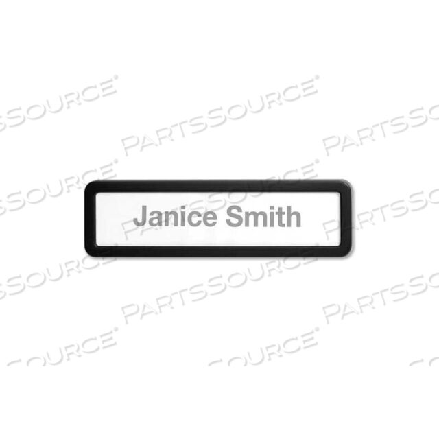 OEM#: 80669CUBICLE NAMEPLATE BLACK by Lorell