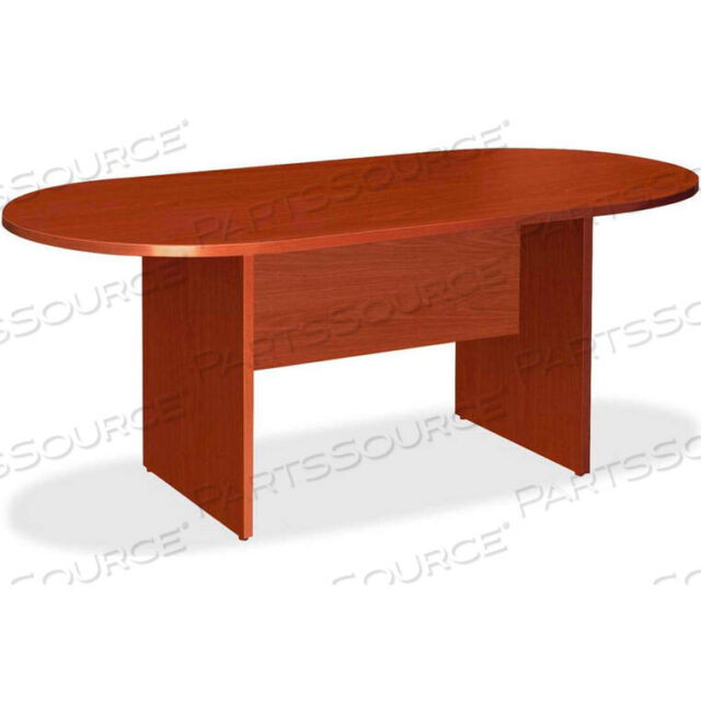 OEM#: 8737372 OVAL CONFERENCE TABLE - CHERRY - ESSENTIALS SERIES by Lorell