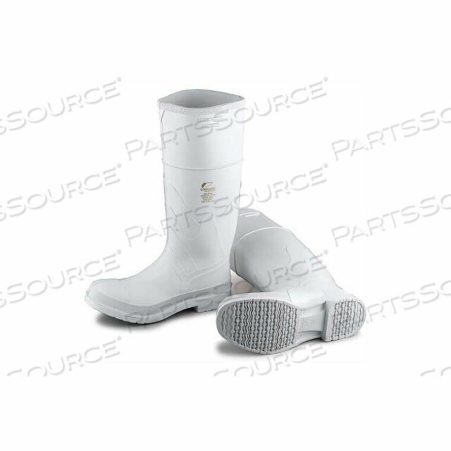 OEM#: 810121100MENS BOOT, 16 WHITE STEEL TOE W/SAFETY LOCK, PVC, SIZE 11 by Dunlop