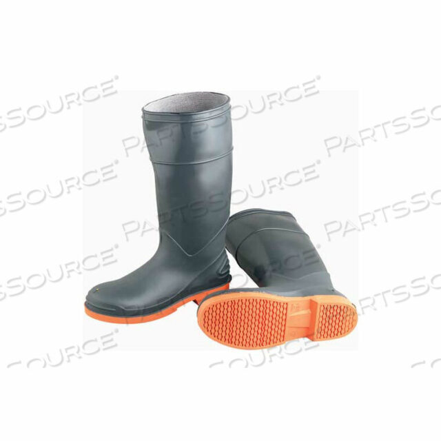 OEM#: 879821200MENS BOOT, 16 SUREFLEX BROWN/CREAM STEEL TOE, PVC, SIZE 12 by Dunlop