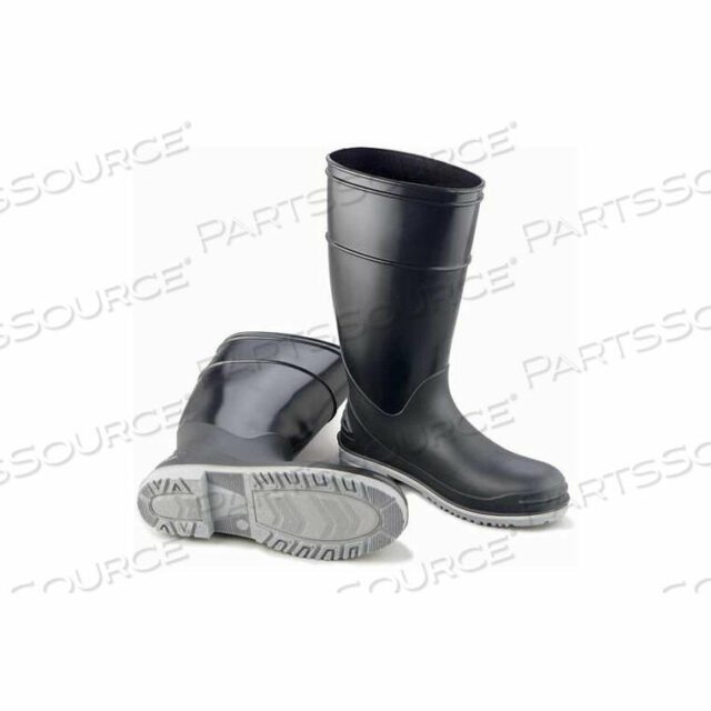 OEM#: 896820700MENS BOOT, 16 GOLIATH BLACK STEEL TOE W/POWER LUG OUTSOLE, PVC, SIZE 7 by Dunlop