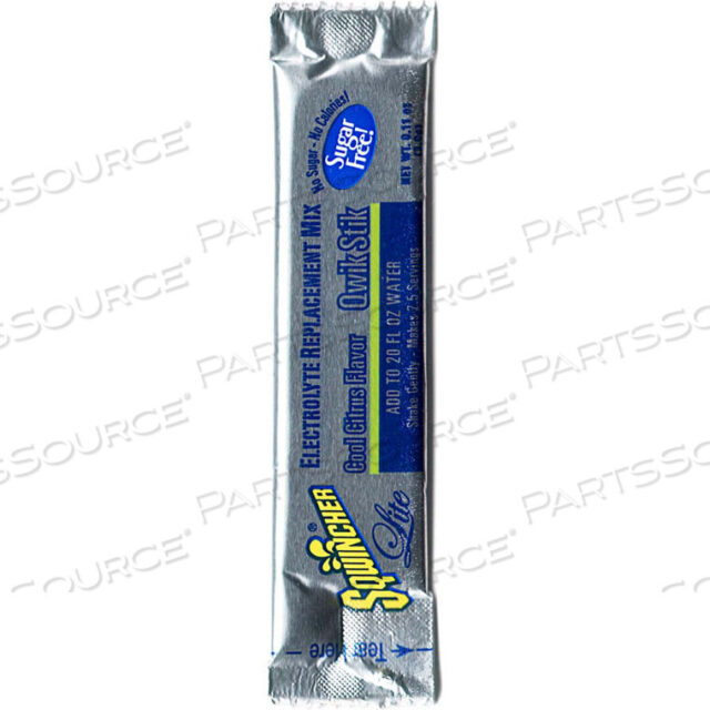 OEM#: 060109-CCZERO QWIK STIK SUGAR FREE, COOL CITRUS, 0.11 OZ., 500/CARTON by Sqwincher