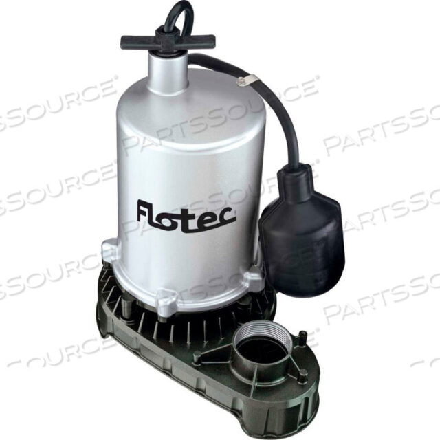 OEM#: FPZT7300FLOTEC 1/2 HP ZINC BODY SUBMERSIBLE HIGH OUTPUT SUMP PUMP, TETHERED SWITCH by Pentair