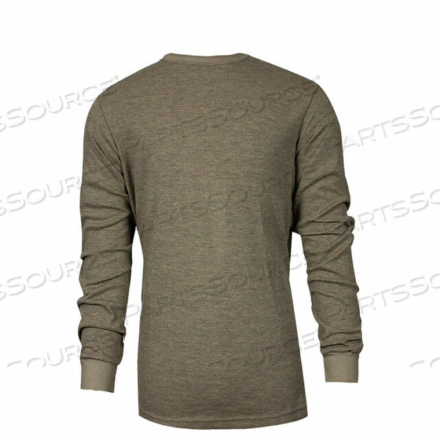 OEM#: C541NTNLSSMTECGEN CC FLAME RESISTANT LONG SLEEVE T-SHIRT, S, TAN by National Safety Apparel