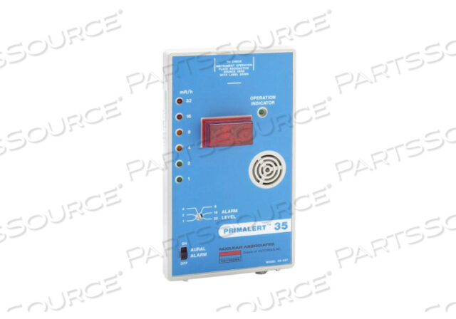 AREA RADIATION MONITOR, 105 TO 125 VAC, 0.5 A, 3.5 IN X 1.5 IN X 6 IN, 2 LB