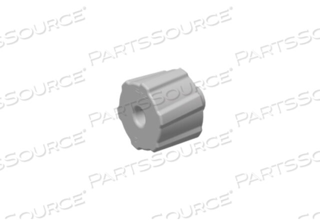 NON-VALVED LUER PLUG FITTING, NYLON, NATURAL, WHITE