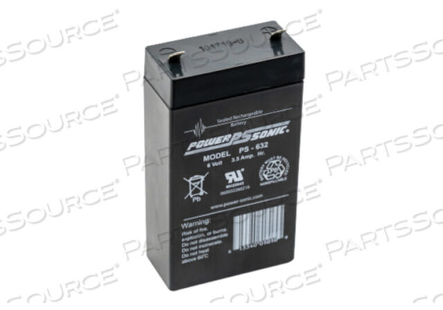 Replaces Criticare Technologies, Inc. 80514B001REPLACEMENT BATTERY, 3.5 AH, SLA/VRLA, ABS CASE AND COVER, 6 V, 10.5 A