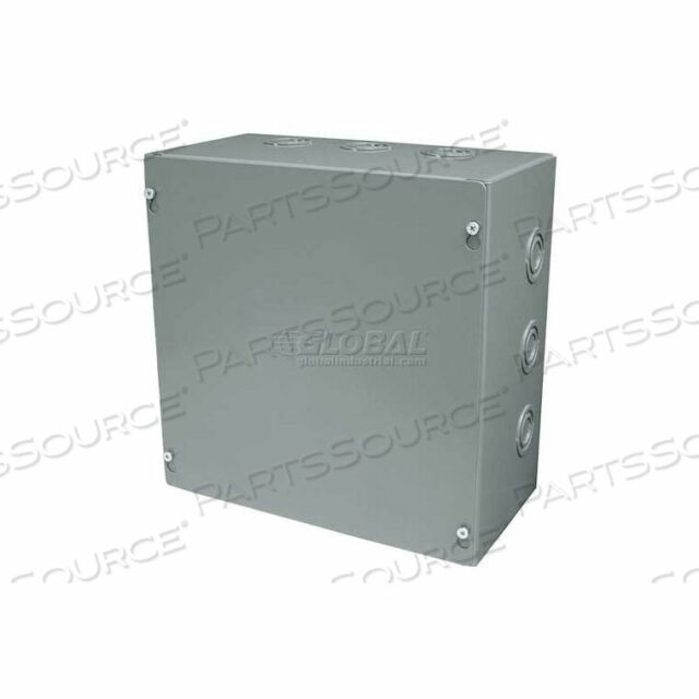 OEM#: MH3100-M1NEMA 1 ENCLOSURE, 12.125H X 12.125W X 6D, W/STUDS, 18 GA. STEEL by RIB