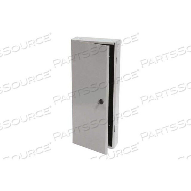 OEM#: MH3510NEMA 1 ENCLOSURE, 24.5H X 10.25W X 3.9D, W/4 X 24 TRACK, 18 GA. STEEL by RIB