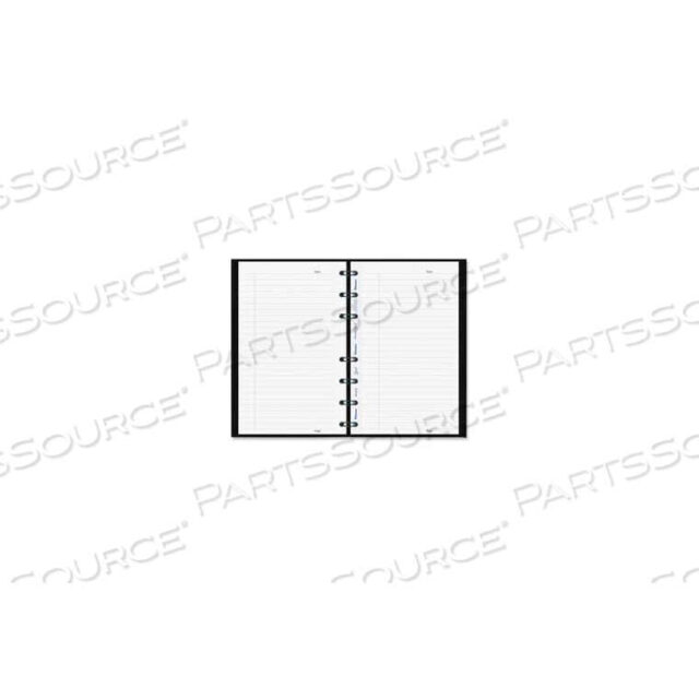 OEM#: AF1115081MIRACLEBIND NOTEBOOK, COLLEGE/MARGIN, 11 X 9-1/16, WHITE, 75 SHEETS, BLACK COVER by Rediform