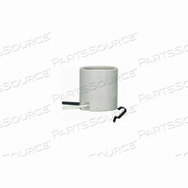 OEM#: 80-1222KEYLESS UNGLAZED PORCELAIN SOCKET W/ 3/8-IN. SNAP-IN CLIP by Satco