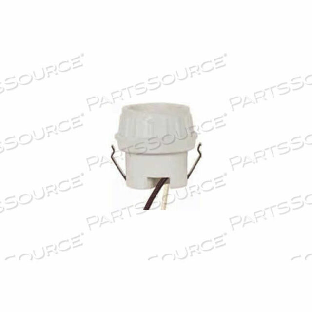OEM#: 80-1691KEYLESS UNGLAZED PORCELAIN SOCKET W/DOUBLE SNAP-IN CLIP HIGH TEMPERATURE LEADS by Satco