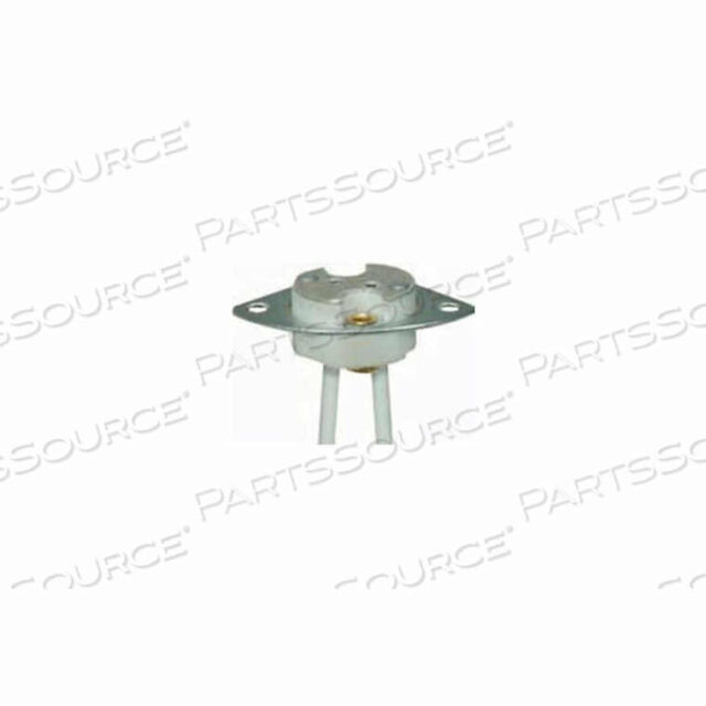 OEM#: 80-1813HALOGEN SOCKET W/METAL PLATE - 2 MOUNTING HOLES by Satco