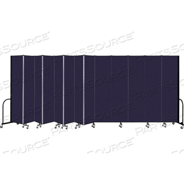 OEM#: FSL8013-DV13 PANEL PORTABLE ROOM DIVIDER, 8 H X 241 L, FABRIC COLOR: NAVY by Screenflex