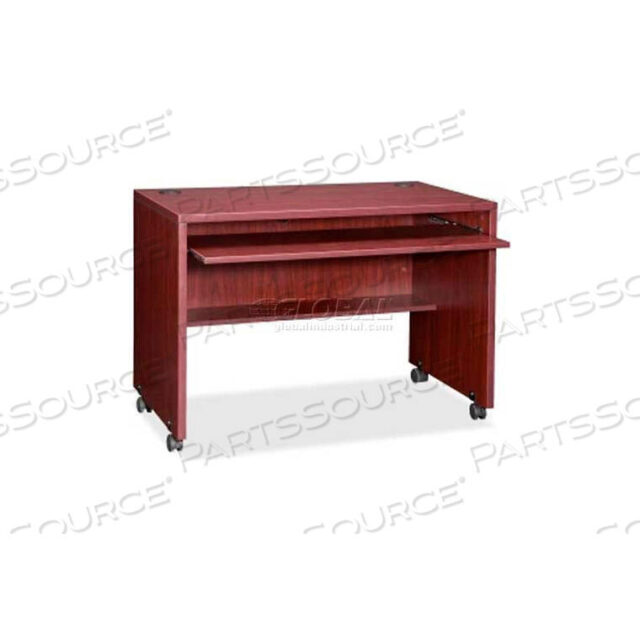 OEM#: LLR48085COMPUTER WORKSTATION - 41-3/8W X 23-5/8D X 29-1/2H - MAHOGANY - ESSENTIALS SERIES by Lorell