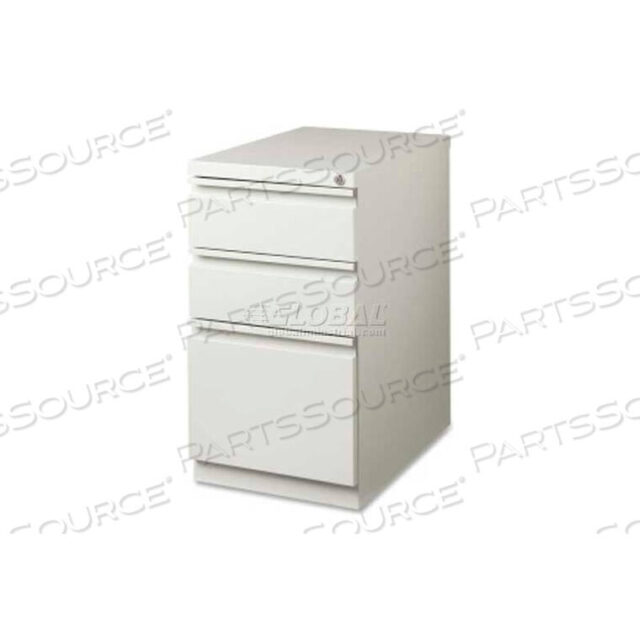 OEM#: LLR495223-DRAWER MOBILE FILE PEDESTAL,15W X 19-7/8D X 27-3/4H, LIGHT GRAY by Lorell