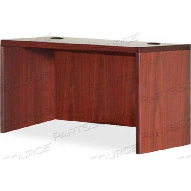 OEM#: LLR69902RECTANGULAR DESK SHELL - 48W X 30D X 29-1/2 - MAHOGANY - ESSENTIALS SERIES by Lorell