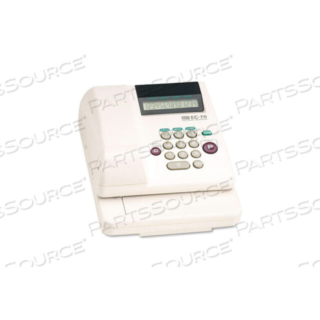 OEM#: MXBEC30AMEMORY ELECTRONIC CHECK WRITER, 10 DIGITS, 1 COLUMN - BUSINESS & PERSONAL CHECKS by Max