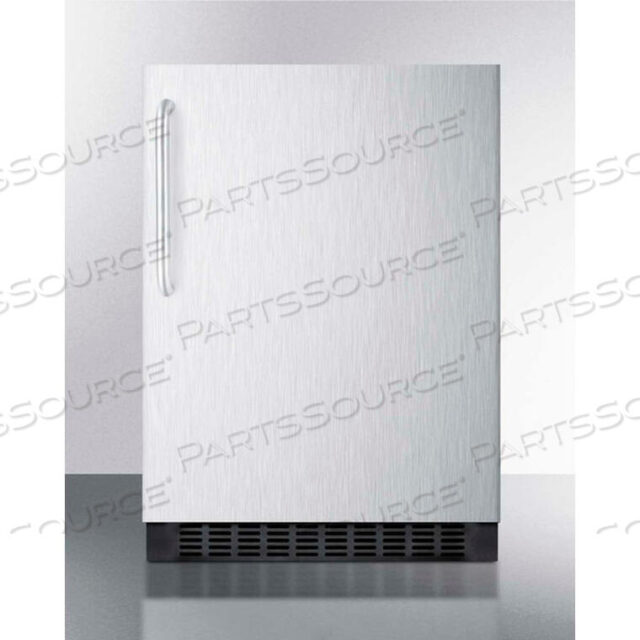 OEM#: FF64BXSSTBADA COMP BUILT IN UNDERCOUNTER REFRIGERATOR 4.6 CU. FT. BLACK/STAINLESS STEEL by Summit Appliance (Div. of Felix Storch, Inc.)