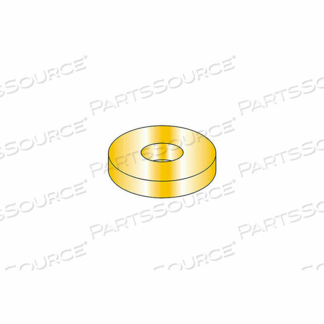 OEM#: ABK10FLAT WASHER - M10 - HARDENED STEEL - ZINC YELLOW - CLASS 10.9 - DIN 125A - PKG OF 100 by Titan Fasteners