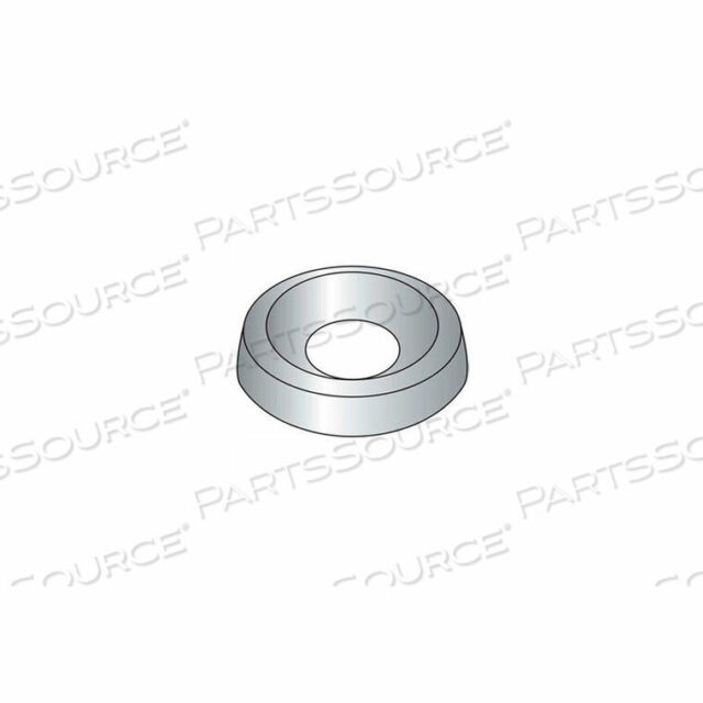 OEM#: APH041/4 COUNTERSUNK FINISHING WASHER - .322/.299 I.D. - STEEL - PLAIN - GRADE 2 - 100 PK by Titan Fasteners