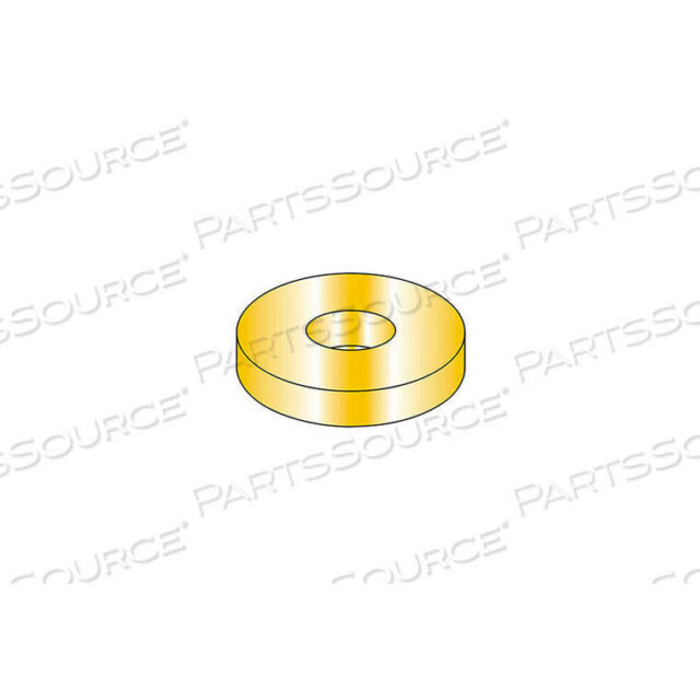 OEM#: BBA077/16 FLAT WASHER - USS - 1/2 I.D. - .064/.08 THICK - STEEL - YELLOW ZINC - GRADE 8 - PKG OF 100 by Titan Fasteners