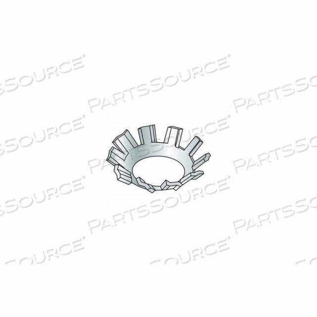 OEM#: BJA88#8 EXTERNAL TOOTH COUNTERSUNK LOCK WASHER - .177/.167 I.D. - STEEL - ZINC - GRADE 2 - 100 PK by Titan Fasteners
