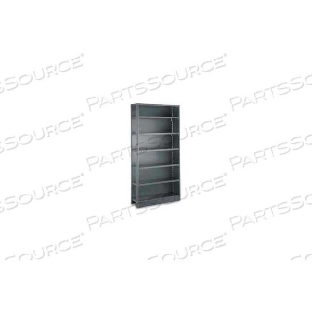 OEM#: CAB97-2436-8-DARK GRAYBOXER CLOSED ADD-ON, CAB97-2436-8, 36W X 24D X 97H, 8 SHELVES, 20 GA, DARK GRAY by Tri-Boro Shelving