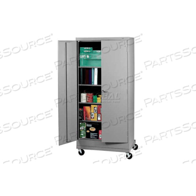 OEM#: CK7818-MGYMOBILE DELUXE STORAGE CABINET - WELDED 36W X 18D X 78-3/4 H, MEDIUM GREY by Tennsco Corp.