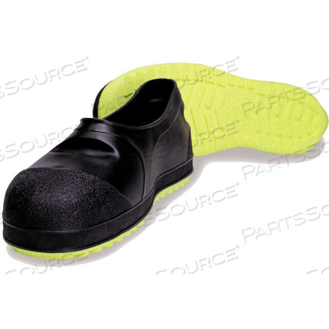 OEM#: 35211.XS35211 STEEL TOE PVC OVERSHOES, BLACK/YELLOW, XS by Tingley Rubber