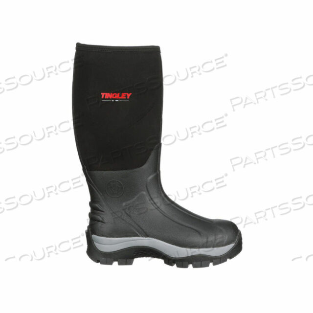 OEM#: 80151.08BADGER INSULATED FLEECE-LINED BOOTS, PLAIN TOE, MIDSOLE, DEEP LUG, 17H, BLK, SIZE 8 by Tingley Rubber