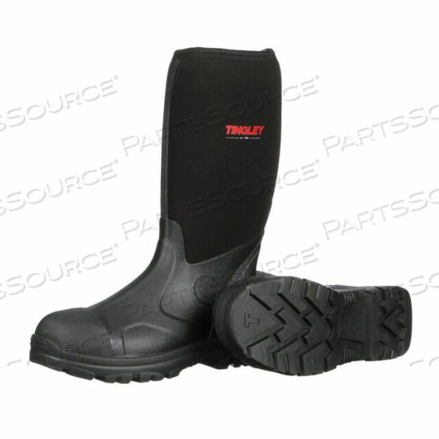 OEM#: 87151.12BADGER NEOPRENE BOOTS, PLAIN TOE, UPPER RUBBER SOLE, STEEL SHANK, 15H, BLK, SIZE 12 by Tingley Rubber