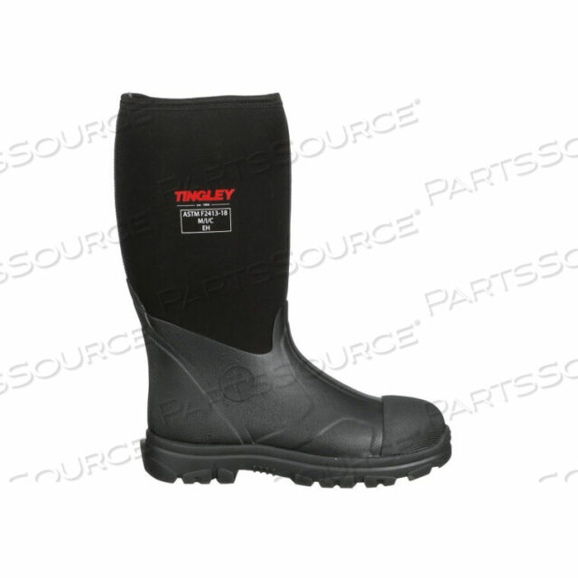 OEM#: 87251.14BADGER NEOPRENE BOOTS, STEEL TOE, UPPER RUBBER SOLE, STEEL SHANK, 15H, BLK, SIZE 14 by Tingley Rubber
