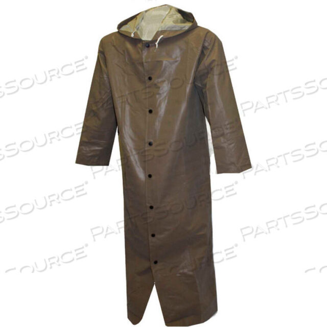 OEM#: C12168.2XC12168 MAGNAPRENE STORM FLY FRONT HOODED COAT, GREEN, 60, 2XL by Tingley Rubber