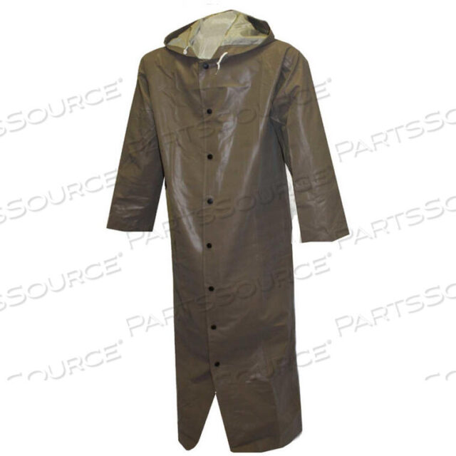 OEM#: C12168.LGC12168 MAGNAPRENE STORM FLY FRONT HOODED COAT, GREEN, 60, LARGE by Tingley Rubber