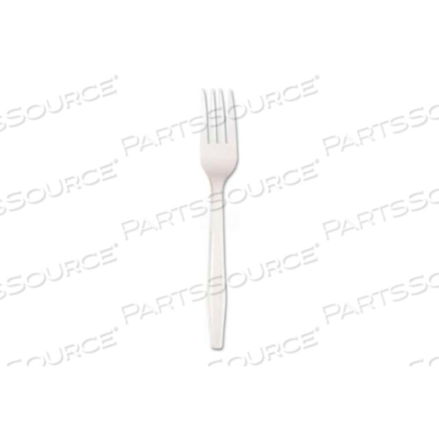 OEM#: BWKFORKBXFORKS, POLYSTYRENE, WHITE, 100/BOX by Boardwalk