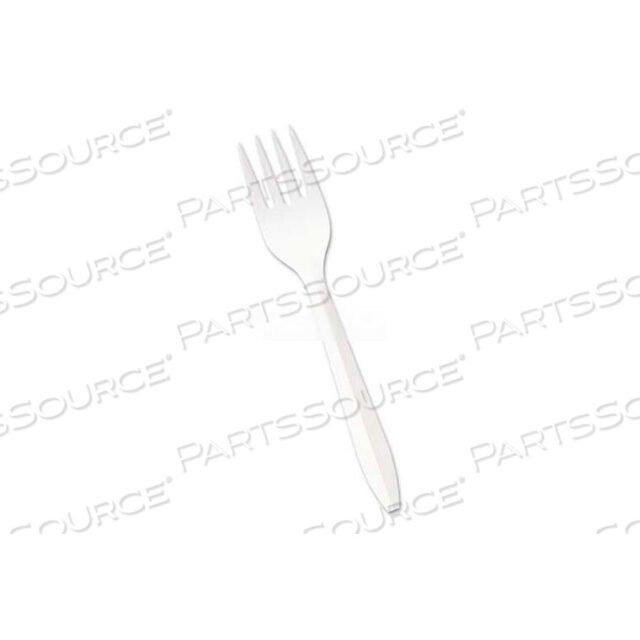 OEM#: MWPPFKFORKS, POLYPROPYLENE, WHITE, 1000/CARTON by Boardwalk