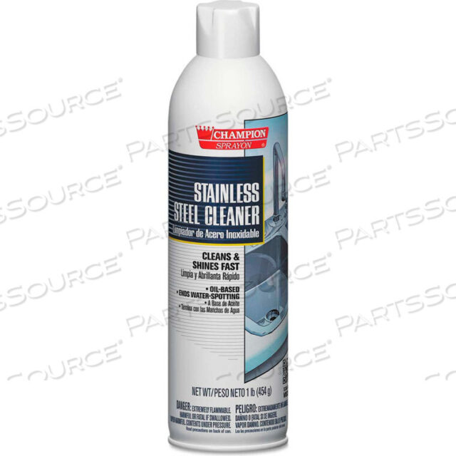 OEM#: CHP5197CHAMPION SPRAYON STAINLESS STEEL CLEANER, 16 OZ. AEROSOL CAN, 12 CANS - 5197 by United Stationers Supply