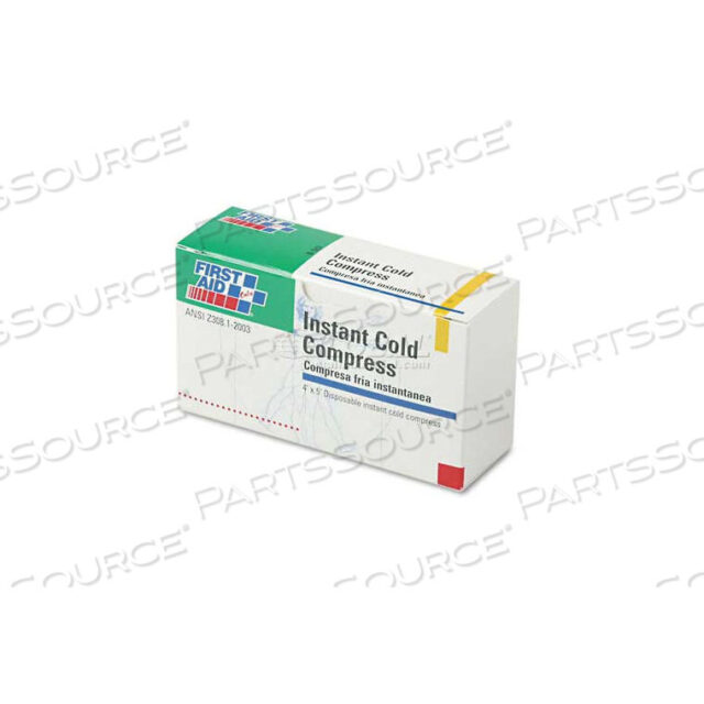 OEM#: B-503INSTANT COLD COMPRESS, 5 COMPRESS/PACK, 4 X 5 by First Aid Only